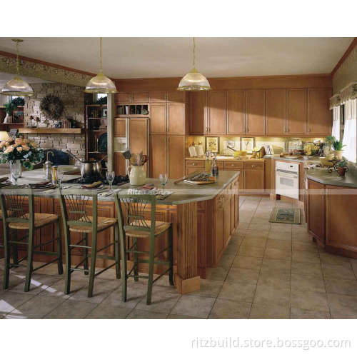 Home Furniture Solid Wood Kitchen Cabinet, Kitchen Furniture